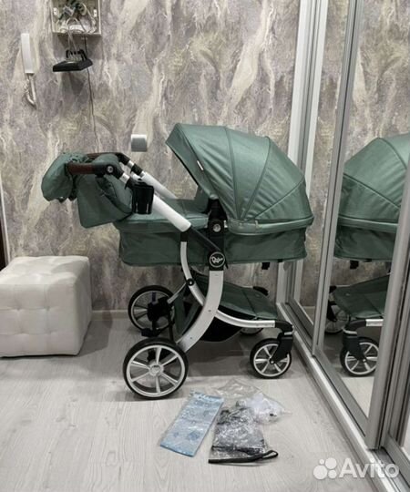 Коляска 3в1 трансформер Новая (шикарная)
