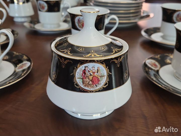 Чайные и кофейные сервизы. Кобальт