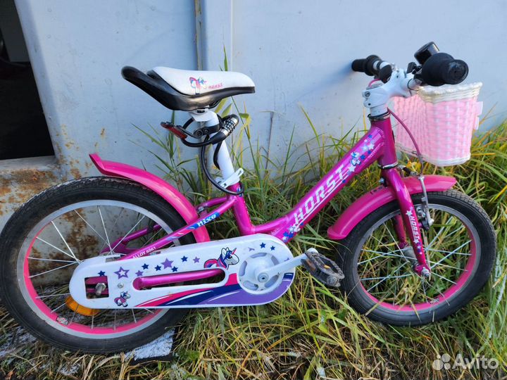 Велосипед для девочки с единорогами Horst nixe