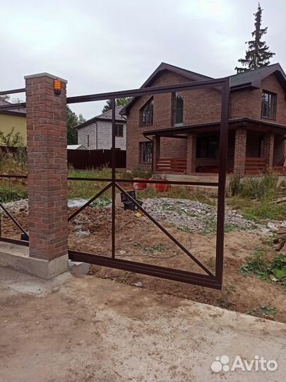 Откатные ворота под ключ