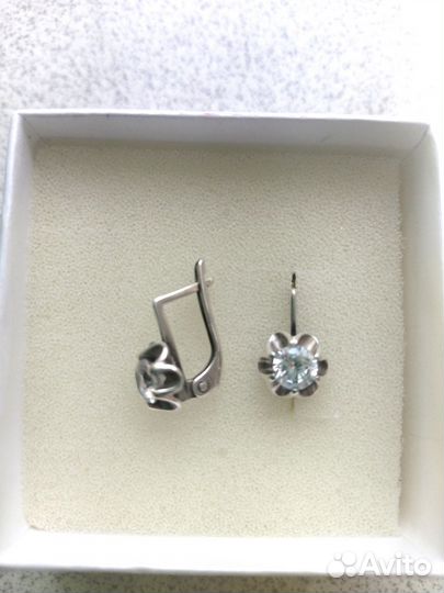 Серьги СССР(серебро)