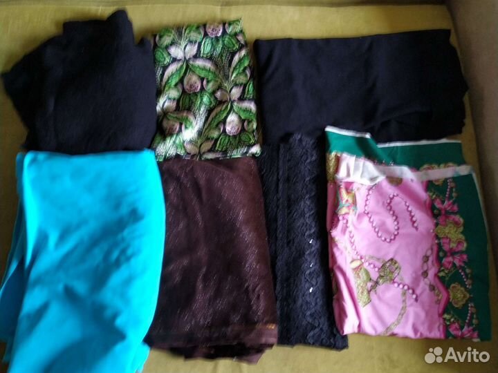 Отрезы натуральных итальянских тканей