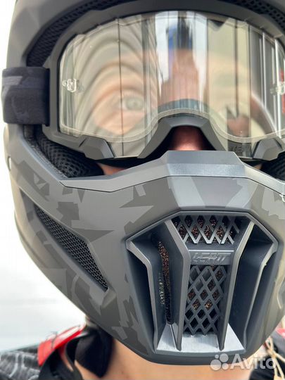 Эндуро шлем с маской Leatt 3.5