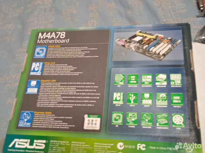 Мать плата M4A78 на am2+ и am3