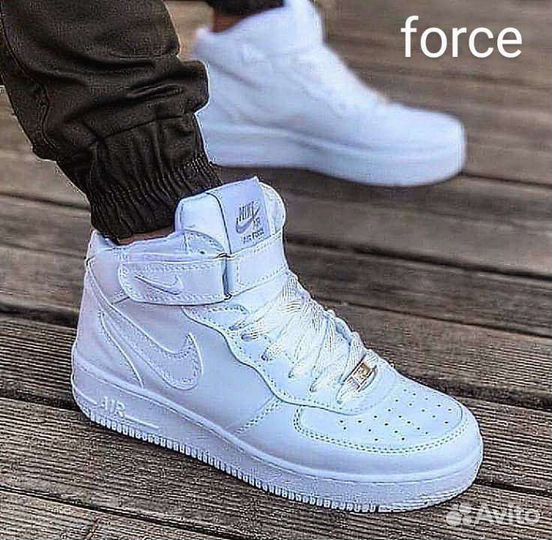 Кроссовки Nike Air Force Yellow Sand Зимние