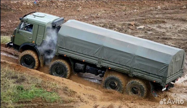 Тент на военный камаз 6350