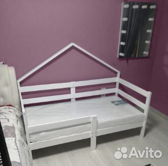 Кроватка Терем Инк из массива для малыша с бортико