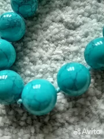 Бусы и колье из бирюзы