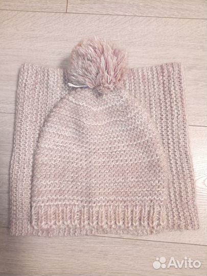 Комплект шапка и снуд