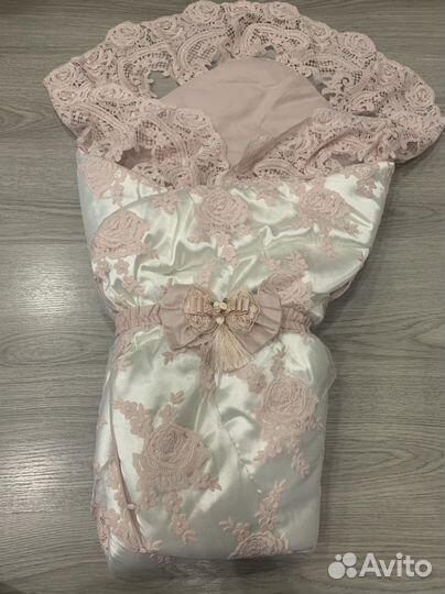 Конверт на выписку для девочки осень-зима