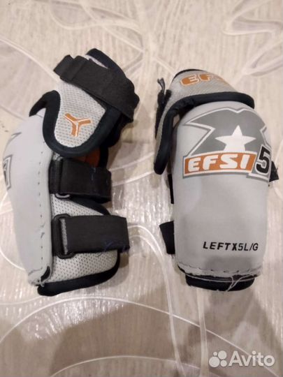 Налокотники и щитки детские хоккейные на 7-10 лет