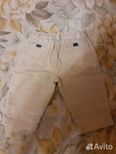 Шорты вельветовые на мальчика 1 года