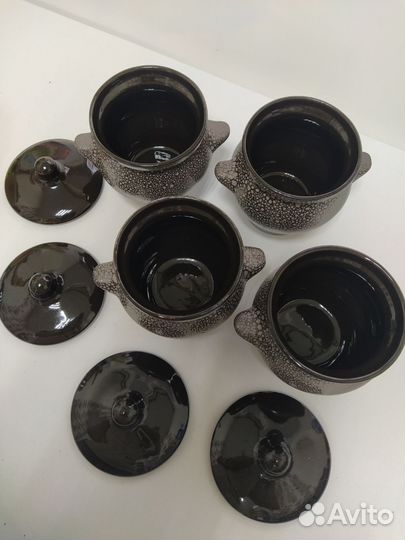 Набор горшочков для запекания 700мл 4 шт