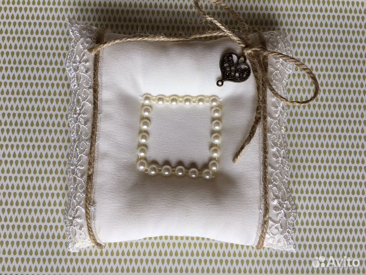 Свадебная папка и подушечка для колец