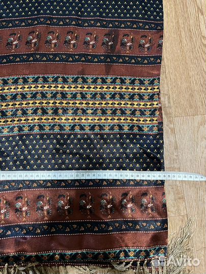 Атласный шарф, размер 48*160 см