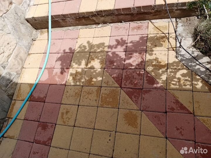 Мойка тротуарной плитки