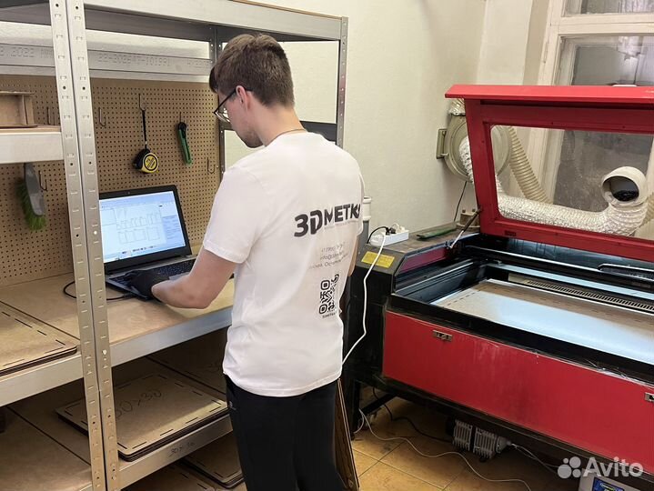 Лазерная резка фанеры, оргстекла и др