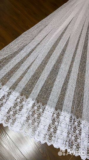Тюль сетка на отрез и готовые