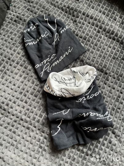 Детский комплект шапка, снуд