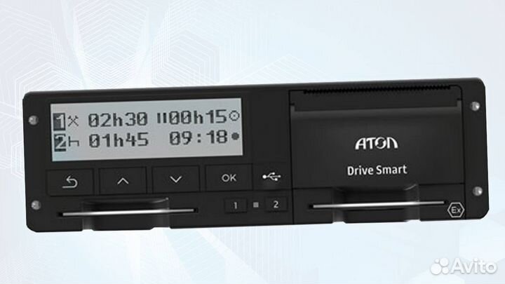 Тахограф Atol новый с чипом скзи