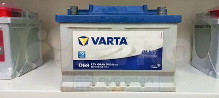 Аккумулятор Varta D24 60Ah 540A бу