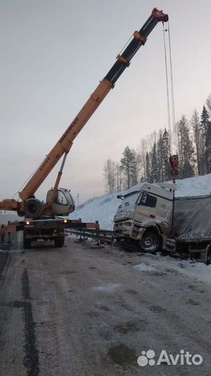 Аренда и услуги манипулятора, борт 35 т, 5.8 м