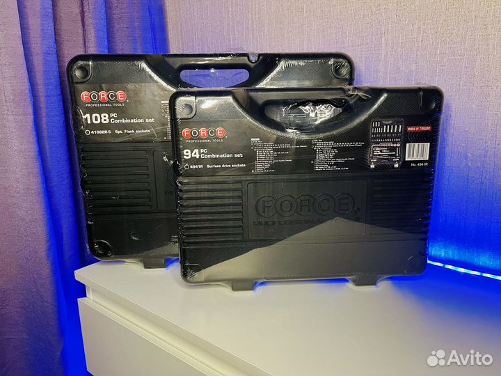 Набор инструментов для авто Force 94/108 предмета
