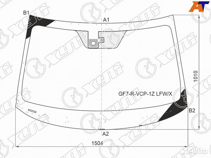 Лобовое стекло на Mitsubishi Outlander 12-21г