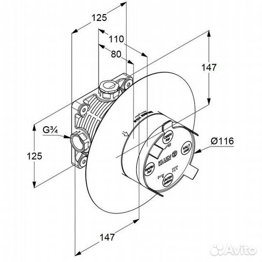 Душевая система Kludi Bozz 7 in 1 хром (386710576)