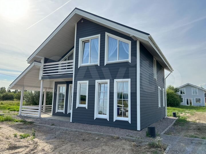 Дом 132,6 м² на участке 9,6 сот.