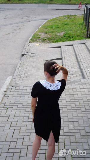 Съемный воротничок ручной работы