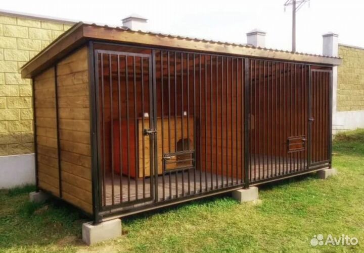 Вольеры и будки для собак
