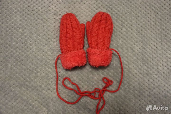 Варежки детские болоньевые Ski