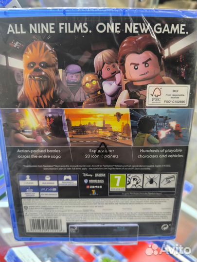 PS4 Lego Star Wars The Skywalker Saga новый диск р