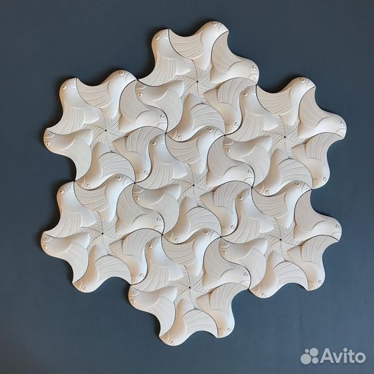 Гипсовая плитка ручной работы Мозаика на стену