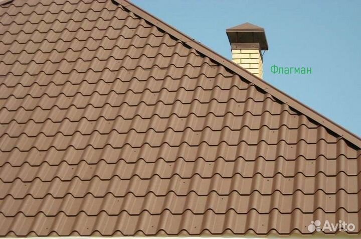 Металлочерепица для дома и дачи RAL1019