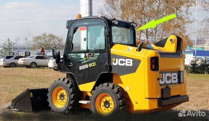 Стекло заднее на мини-погрузчик JCB Eco Robot 155