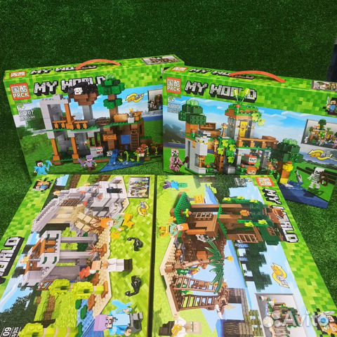 Конструктор майнкрафт деревня