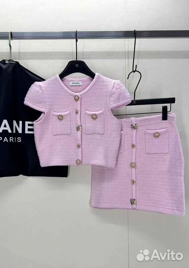 Костюм твидовый Self Portrait (хит 2025)