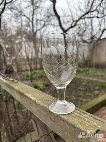 Винтаж: набор винных бокалов 60-х гг СССР