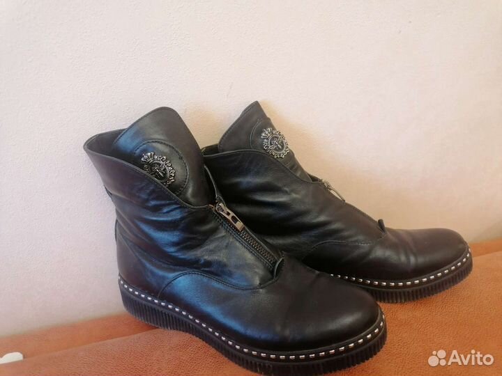 Ботинки женские демисезонные кожа