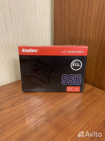 Ssd kingspec 512 GB 2.5 SATA3 Новый