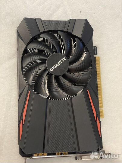 Видеокарта gigabyte GeForce GTX 1050 Ti D5 4G