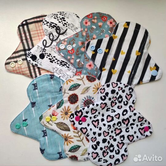 Прокладки женские тканевые многоразовые