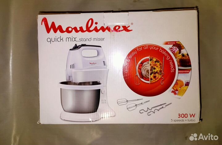 Миксер Moulinex Quick Mix HM3121B1 Новый