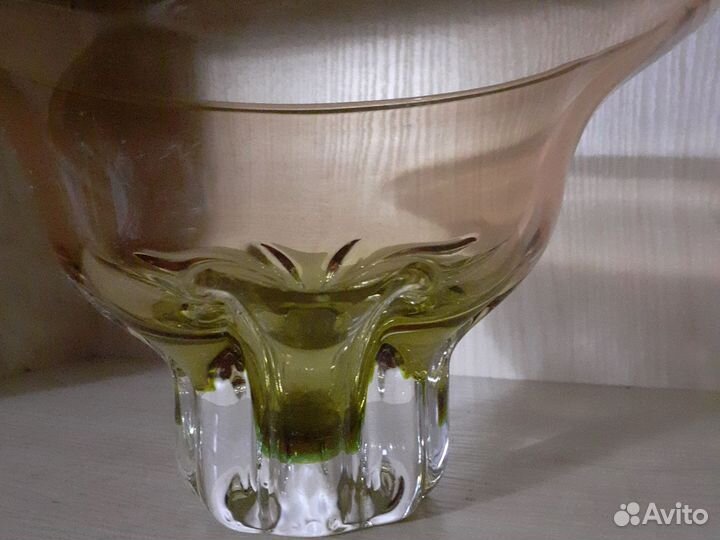 Конфетница Богемия СССР