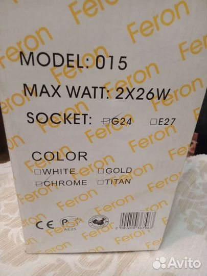 Светильник Feron