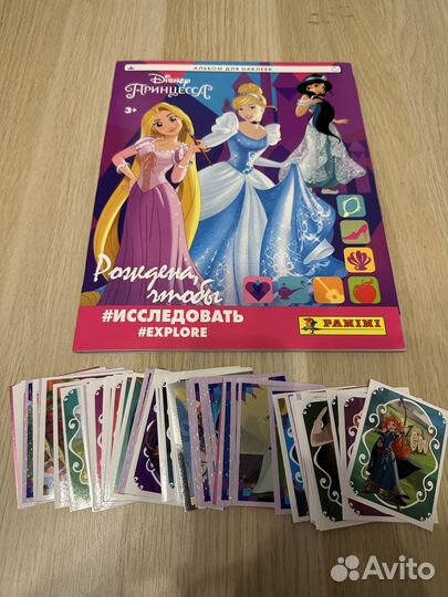 Наклейки принцессы Disney panini
