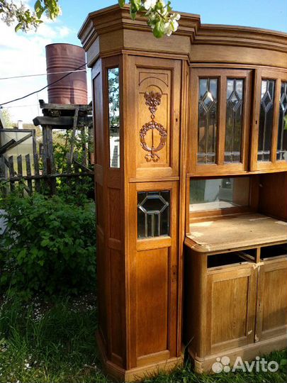 Буфет старинный царский дубовый