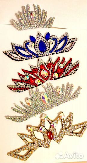 Украшение на пучок (корона на кичку), полупальцы